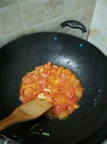 番茄肉末烧豆腐的做法步骤3