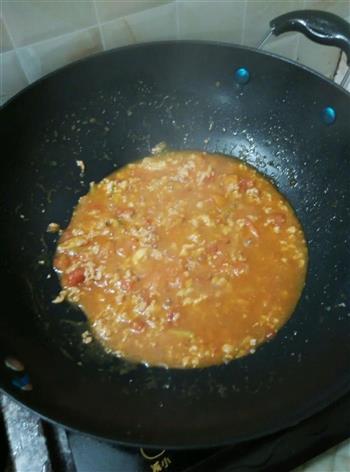 番茄肉末烧豆腐的做法步骤4