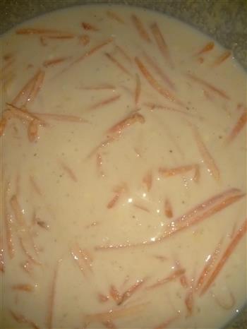 玉米面胡萝卜饼的做法步骤6