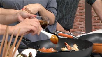 豆豉炒肉蟹的做法图解11