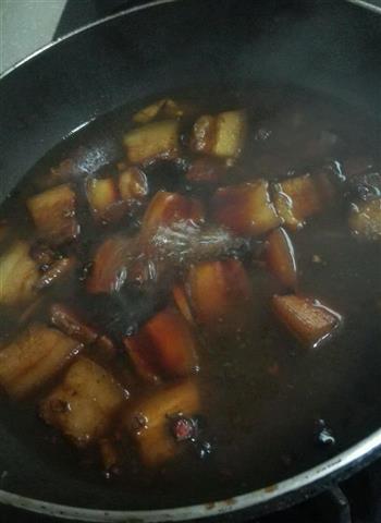 土豆红萝卜焖红烧肉的做法图解4