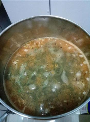 手工菠菜汤面的做法步骤8