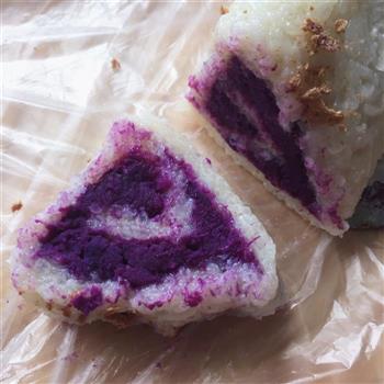威化紫薯糯米卷的做法步骤3