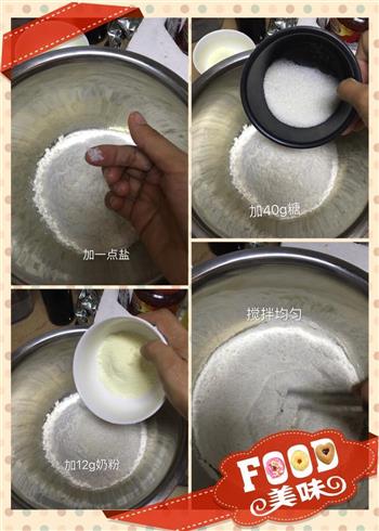基础奶香面包的做法步骤2