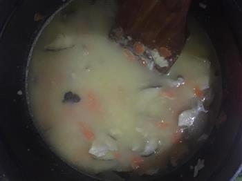 香菇胡萝卜鸡蛋粥的做法步骤7