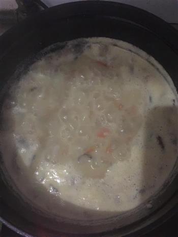 香菇胡萝卜鸡蛋粥的做法步骤8