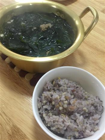 懒虫一人食 超快手韩式海带汤的做法步骤7