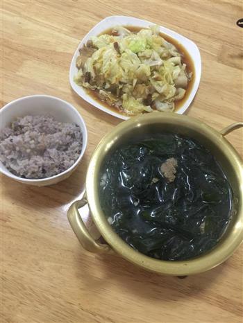懒虫一人食 超快手韩式海带汤的做法步骤8