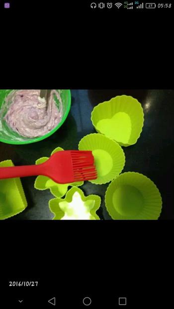 双色紫薯发糕的做法步骤4