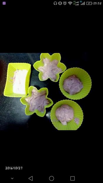 双色紫薯发糕的做法图解5