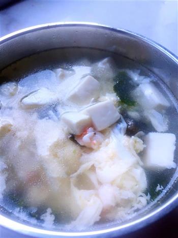 婴儿辅食-鲜虾豆腐汤的做法步骤8