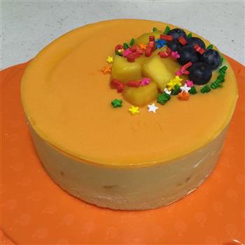 芒果酸奶慕斯蛋糕的做法图解14
