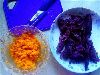 紫薯南瓜仔的做法步骤2