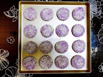 紫薯芝麻饼的做法步骤10