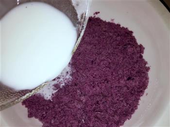 紫薯芝麻饼的做法步骤6