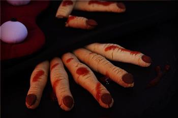 High 爆 Halloween-女巫手指饼干的做法步骤10