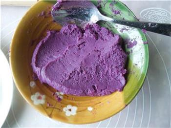 南瓜紫薯饼-金衣紫心，高颜值点心的做法步骤8