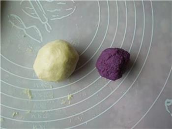 南瓜紫薯饼-金衣紫心，高颜值点心的做法图解9