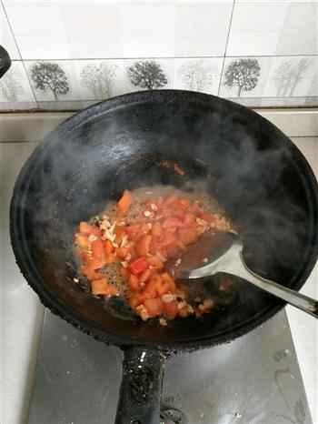 西红柿鸡蛋肉末面疙瘩汤的做法步骤2