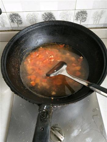 西红柿鸡蛋肉末面疙瘩汤的做法步骤3