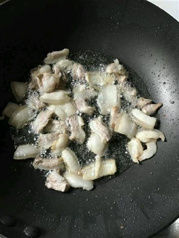 香干回锅肉的做法步骤2