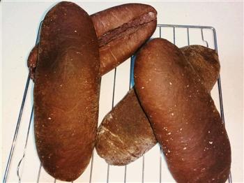 坚果红豆沙可可麻薯面包的做法步骤13