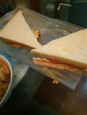 营养早餐三明治的做法步骤4