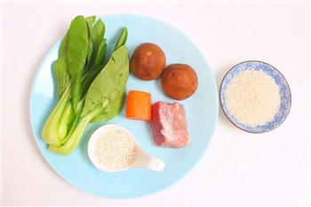蔬菜瘦肉粥 宝宝健康食谱的做法图解1