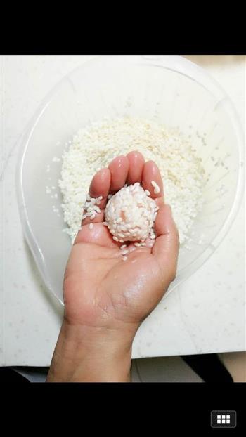 珍珠糯米肉丸子的做法步骤4
