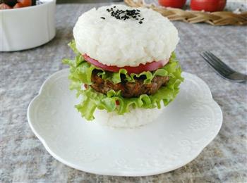 米饭汉堡的做法步骤10