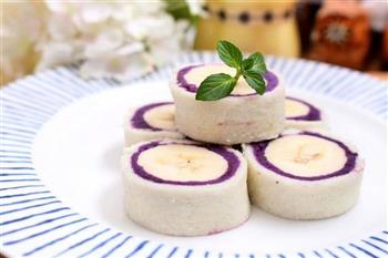 紫薯吐司卷 宝宝健康食谱的做法步骤10