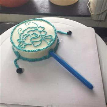 青花瓷手绘慕斯蛋糕的做法步骤16