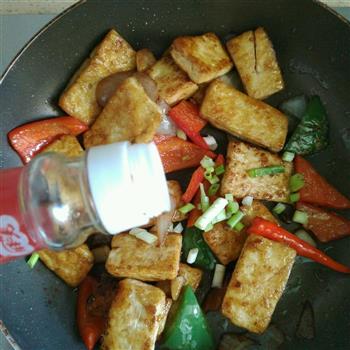 辣味宫保豆腐的做法步骤6