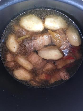 红烧肉焖芋头的做法步骤6