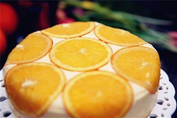 香橙卡仕达慕斯蛋糕的做法图解22