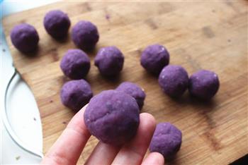 紫薯奶酪球的做法图解1
