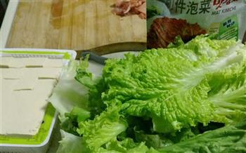 泡菜豆腐汤的做法步骤2