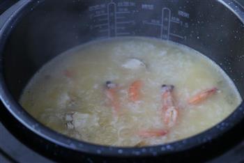 虾蟹粥的做法步骤17