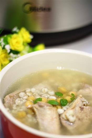 薏米鹰嘴豆排骨汤的做法步骤8