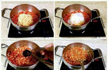 特百惠教你做纯天然无添加的蒜蓉辣酱的做法步骤4
