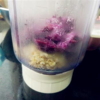 紫薯燕麦牛奶粥的做法图解3