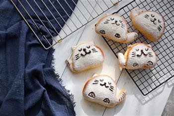 可爱猫-全麦蜂蜜面包的做法步骤13