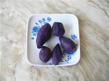 紫薯酸奶奶昔的做法步骤1