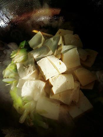 不用油炸的葱烧豆腐块的做法步骤6