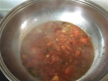 皮蛋西红柿疙瘩汤的做法步骤7
