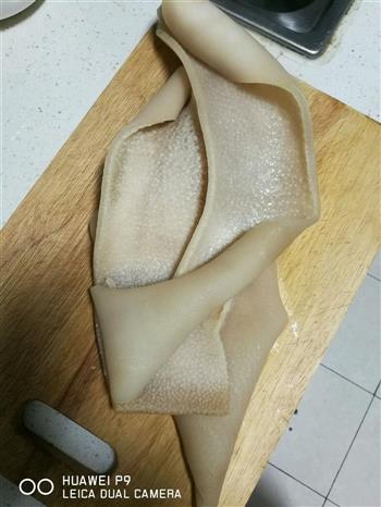 纯手工自制无添加高压锅版水晶肉皮冻的做法步骤2