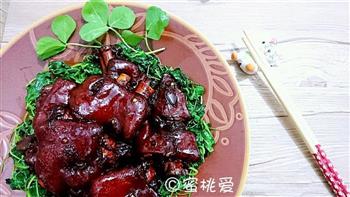 红烧猪脚/猪手/猪蹄-草头铺底-上海本帮菜的做法步骤25
