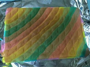 彩虹蛋糕卷的做法步骤19