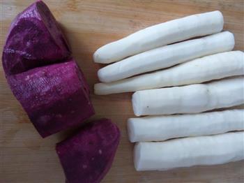 紫薯山药糕的做法步骤1