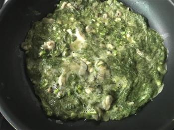 海蛎苔菜饼的做法图解3